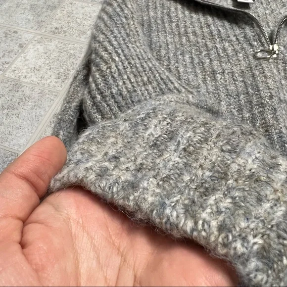 NWT Sincerely Jules Shawl Collar Cropped Sweater - Picture 5 of 6